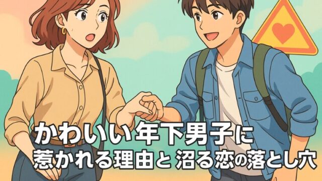 かわいい年下男子に惹かれる理由と沼る恋の落とし穴