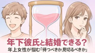 年下彼氏と結婚できる？年上女性が悩む「待つべきか、見切るべきか」
